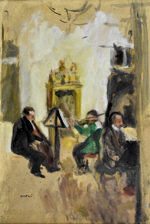 Domowy koncert, ok. 1910, Irena Weiss