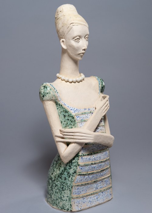 Popiersie ceramiczne "Agata", Jadwiga Lewandowska