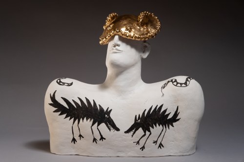 Popiersie ceramiczne, Anna Malicka-Zamorska