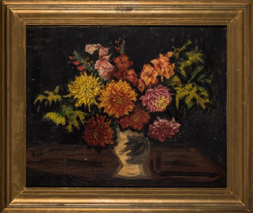 Kwiaty w wazonie, Adolf Feder