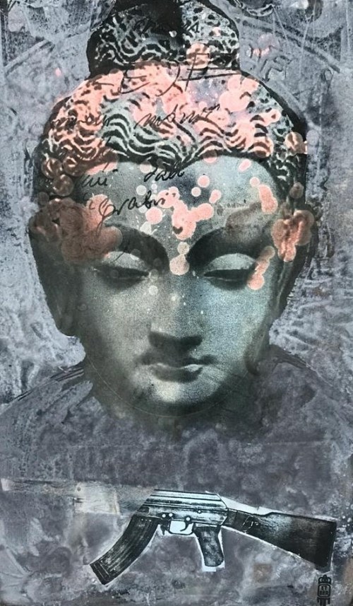 Budda (30 x 50 cm), Małgorzata Warlikowska
