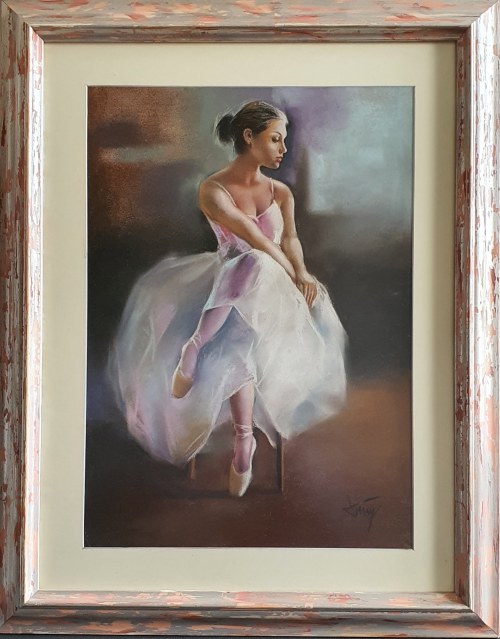 BAILARINA SENTADA, Domingo Alvarez Gomez