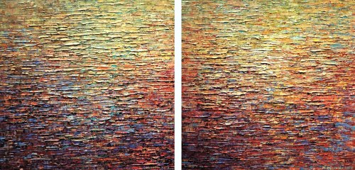 "Woda VI" - dyptyk, Krzysztof Łozowski