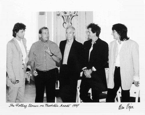 Vaclav Havel z zespołem the Rolling Stones, 1997, Alan Pajer