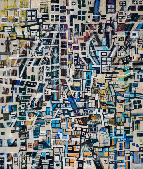 Z cyklu "Astralne Metropolie VI", 2020, Barbara Frankiewicz