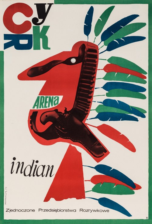 Cyrk - Arena Indian, 1963, Józef Mroszczak