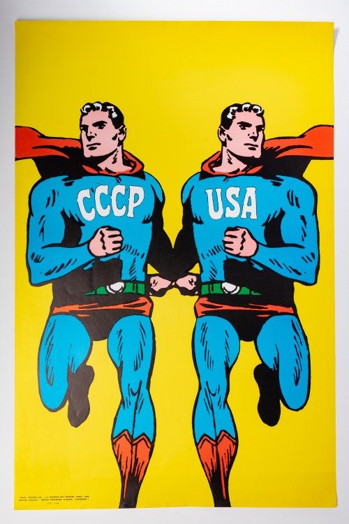 [plakat, 1968] Superman, Roman Cieślewicz