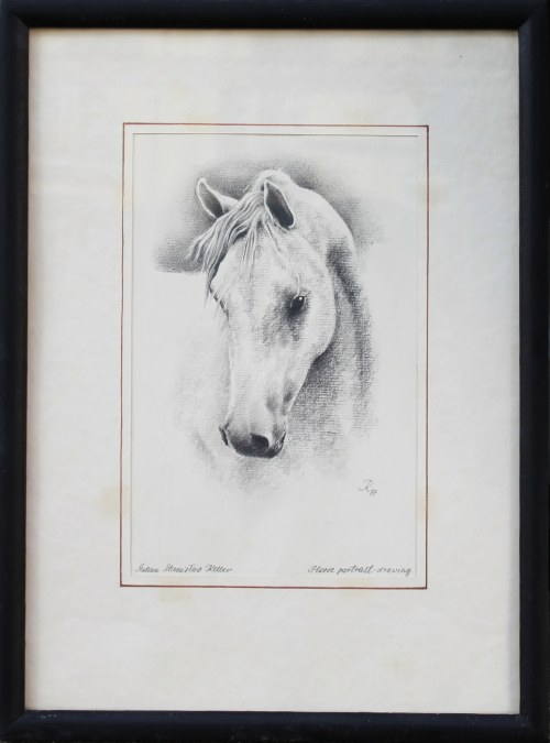 Głowa konia, 1987, Adam Stanisław Keller
