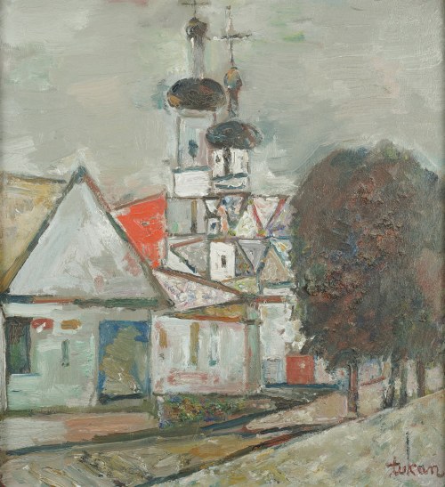 "Uliczka w Sanoku", Eugeniusz Tukan-Wolski