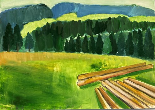 "Spokojny pejzaż", Jolanta Nitka-Nikt