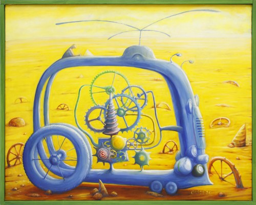 Blue cycle, 2020, Zbigniew Olszewski