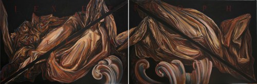 Lex et prophete predicaverunt, dyptyk, 2016-17, Adam Rokowski