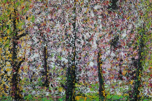 Nad Bugiem III (dyptyk), 2010, Andrzej Fogtt