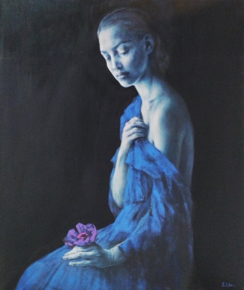 Dziewczyna z anemonem, 2020, Katarzyna Szydłowska