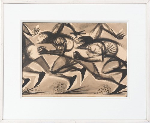 Bieg, , ok. 1960, Izabela Delekta-Wicińska