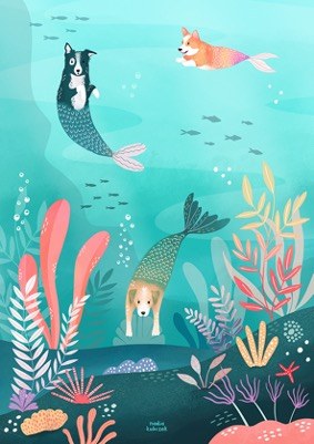 Dog mermaids, Nadia Kubczak