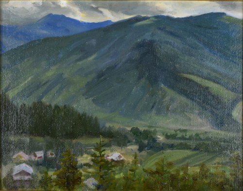 Pejzaż z Tatr, 1942, Kazimierz Brzozowski