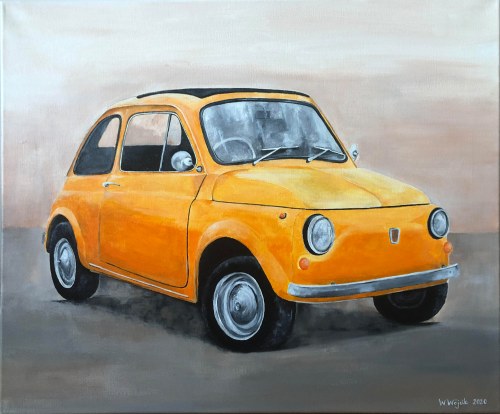 Fiat 500, 2020, Weronika Wójcik