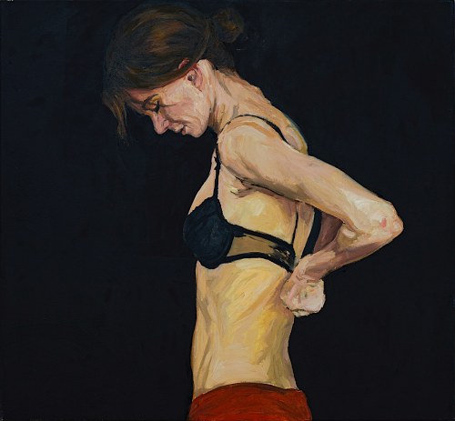 Akt w czarnym biustonoszu, 2008, Patryk Hadas