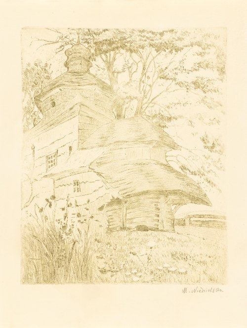 Kresowa cerkiew, przed 1914, Maria Niedzielska