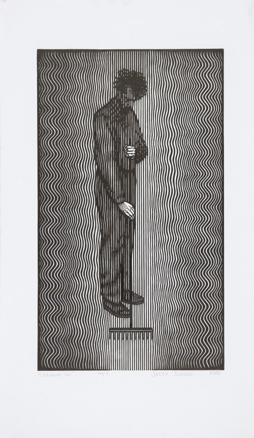 Czesanie linii, 2000, Jacek Soliński