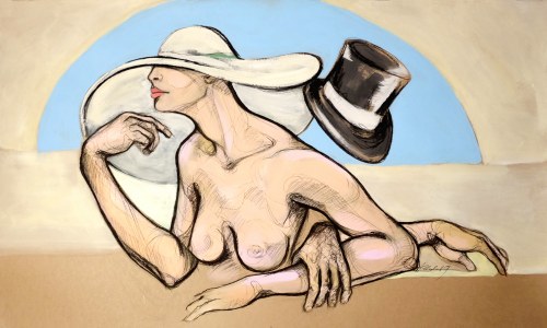 (ur. 1972) "Dziewczyna w kapeluszu jedzie do Paryża", Aleksandra Wiszniewska