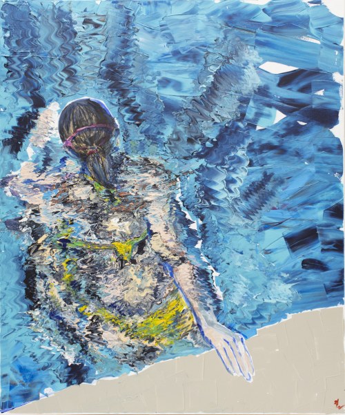 Żółte bikini, 2019, Agnieszka Słońska-Więcek