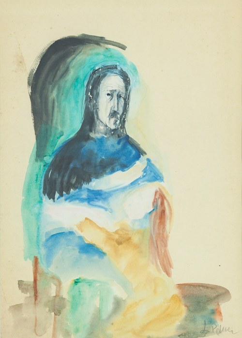 Siedzący mężczyzna, Leonard Pękalski