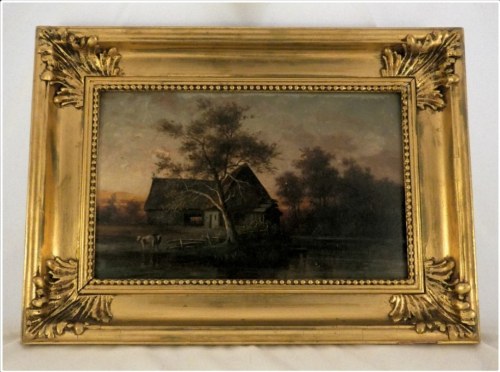 Wiejski pejzaż, G. Breining