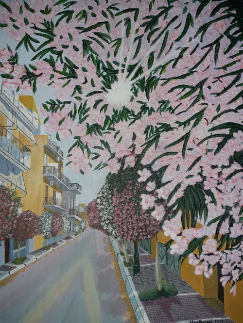 Loutraki wiosną, 2021r., Anna Van Brussel