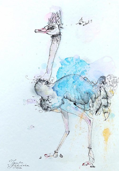 Mrs Perv Ostrich, 2020, Jacube Rybińska