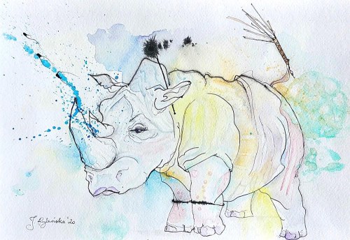 Mrs Pervrhino, 2020, Jacube Rybińska