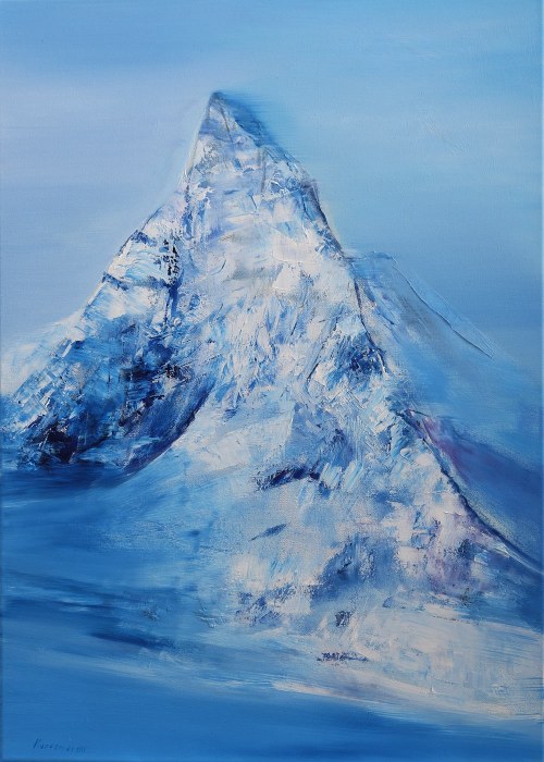 Blue Matterhorn, 2020, Edward Karczmarski