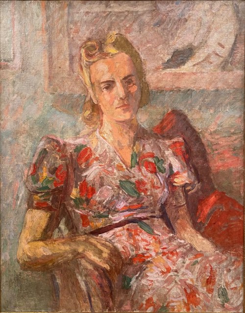 "Portret kobiety", Józef Krzyżański