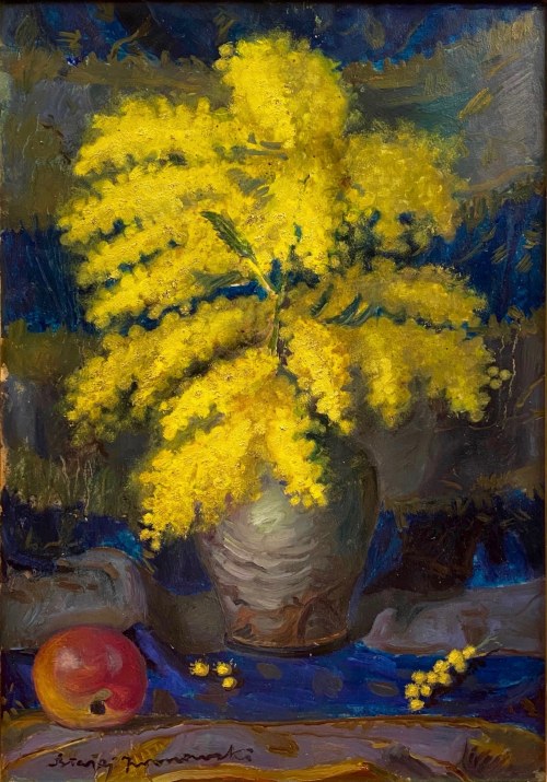 "Mimozy w wazonie ", Błażej Iwanowski