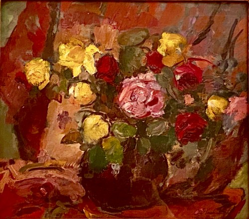 "Kwiaty w wazonie", Zdzisław Przebindowski