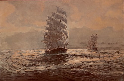 ''Regaty żaglowców'', F. Hasen