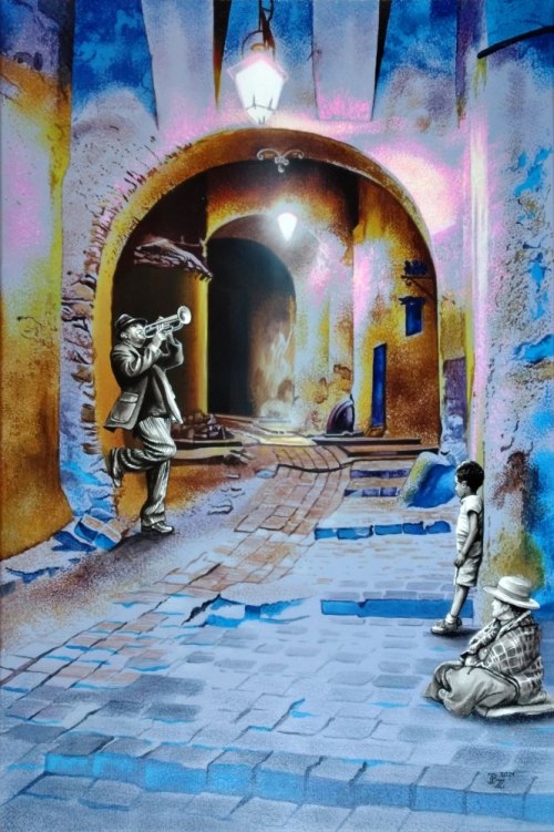 Street and sax, Paulina Zalewska