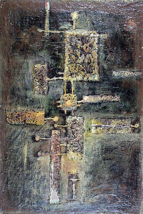 Malarstwo materii, 1959, Tadeusz Łapiński