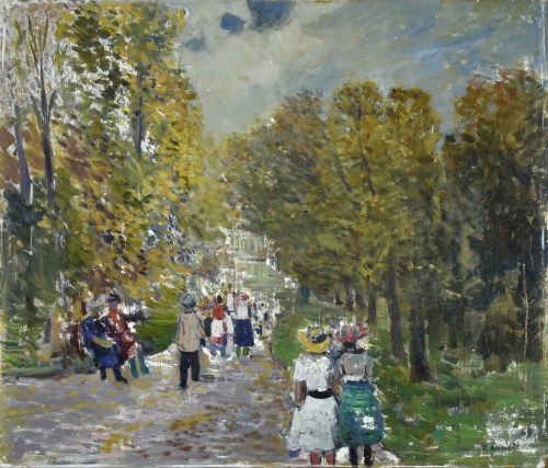 Scena w parku, 1962, Tadeusz Roman
