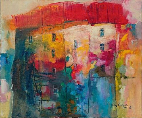 Czerwone dachy, 2010, Andrzej Gudański
