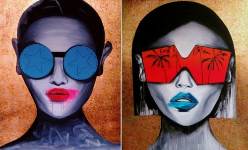Bez tytułu 11 & 12 (dyptyk), 2020, Magdalena Karwowska