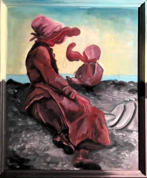 Crimson Lady (Interpretacja obrazu Anny Bilińskiej-Bohdanowiczowej „Nad brzegiem Morza”), 2020, Jakub Kępka