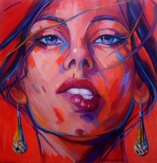 Lady in Red, 2021, Marzena Uryszek