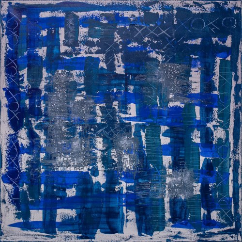 Game of Blue, 2019, Vicki Mickiewicz