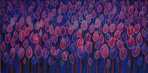 Tulipany. Noc, 2021, Beata Gaudy