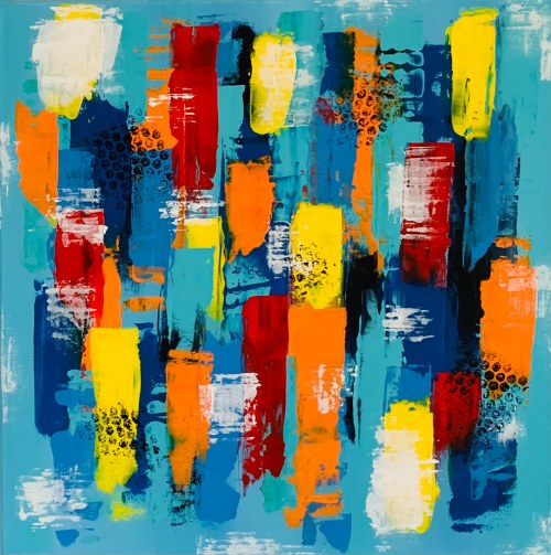 Dancing colors No. 02, 2021, Dziewiątkowska Dagmara