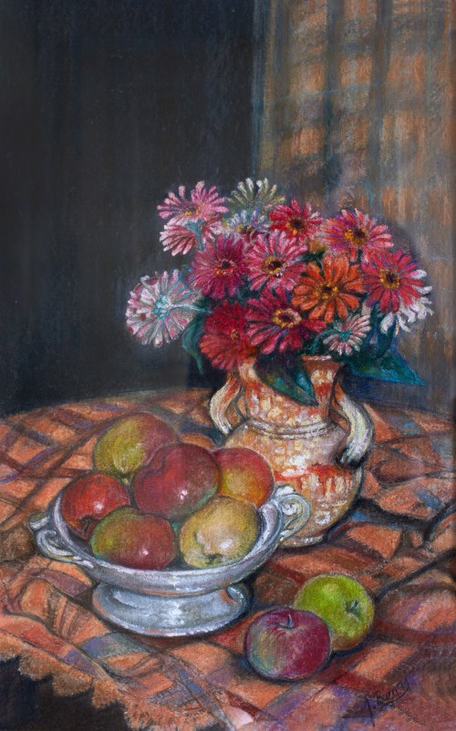 „Cynie w wazonie”, 2019, Jacek Barnaś