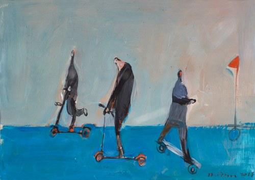 „Scena za miastem”, 2018, Stanisław Cholewa