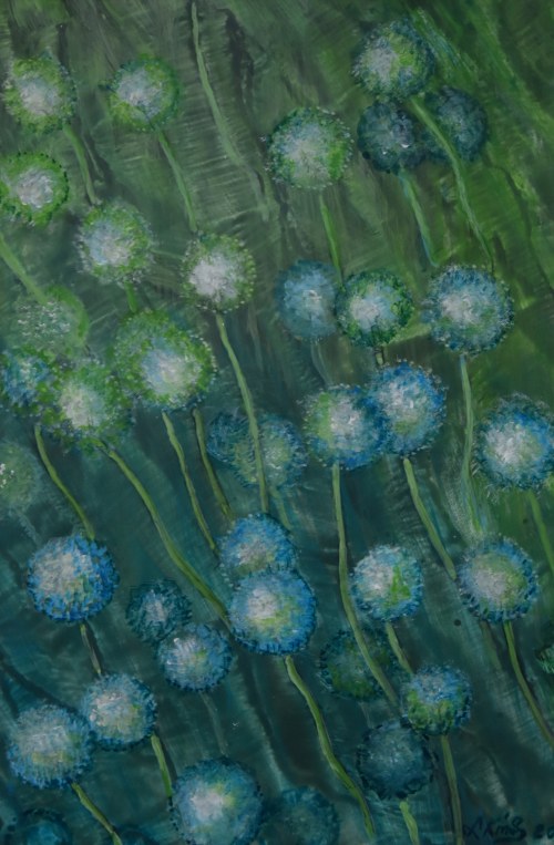 Z cyklu Flora „Miecze II”, 2020, Lucyna Kuśnierczyk